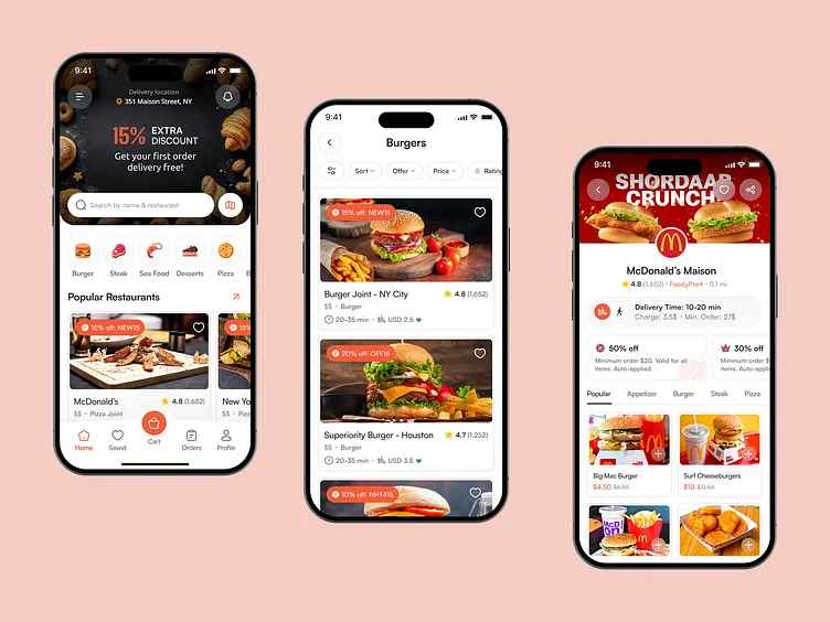 food delivery app